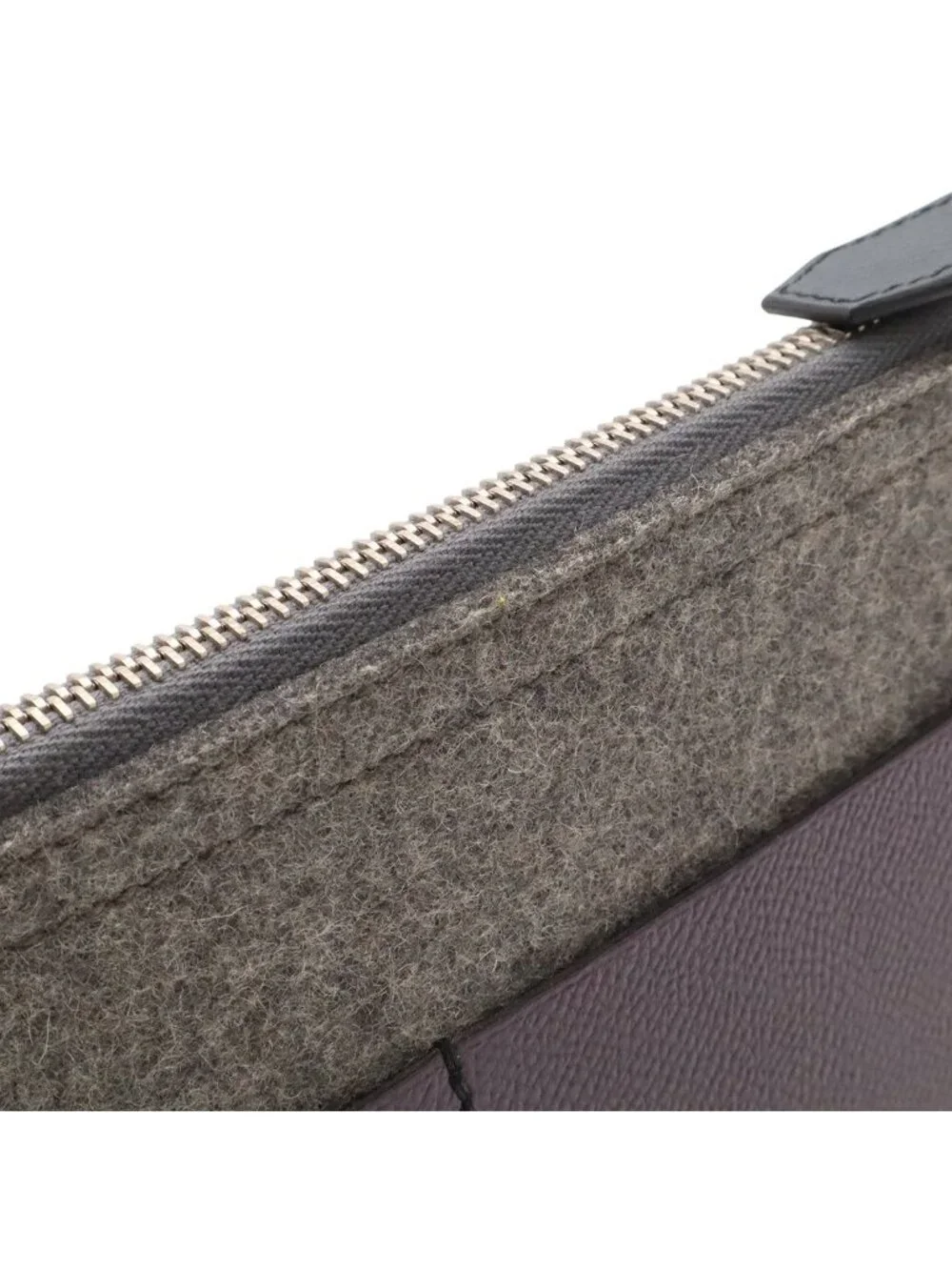 Hermes Toodoo 29 Clutch Second Pouch Business Felt Veau Epsom Gray Navy Burgundy